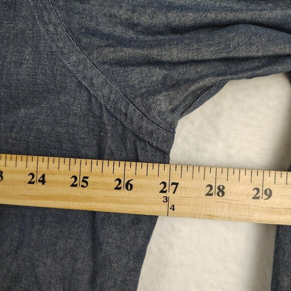 UNTUCKit Cotton Shirt Blue Weave Pattern Mens 3XL - Picture 7 of 7